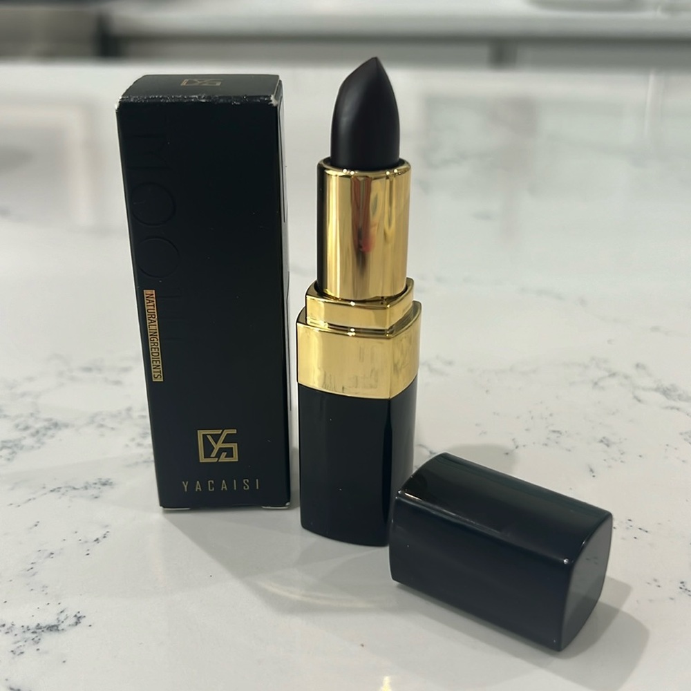 Yacaisi Black Rose Lipstick, Red cherry healthy lipstick, new, Classic Bright,